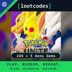 Pokémon UNITE — Top Up 245 + 5 Aeos Gems — Account Top-Up Global Digital Code