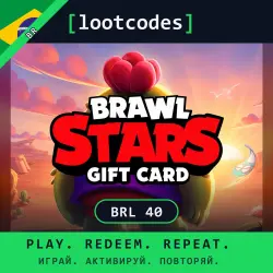 Brawl Stars Gift Card BRL 40 — Mobile (iOS / Android) Brazil Digital Code