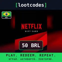 Netflix Gift Card — R$50 BRL — Brazil