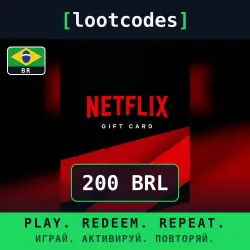 Netflix Gift Card — R$200 BRL — Brazil
