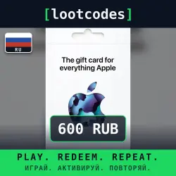 Apple Gift Card — RUB 600 App Store & iTunes — Russia — App Store и Apple ID, лот №256933