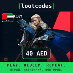 Riot Valorant Gift Card — AED 40 Riot Cash — Mobile — United Arab Emirates