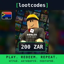 Roblox Gift Card — ZAR 200 — South Africa, лот №288368