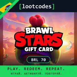 Brawl Stars Gift Card BRL 70 — Mobile (iOS / Android) Brazil Digital Code