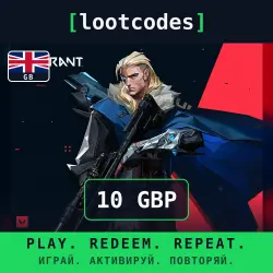Riot Valorant Gift Card — GBP 10 Riot Cash — Mobile — United Kingdom