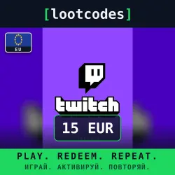 Twitch Gift Card — EUR 15 — Netherlands