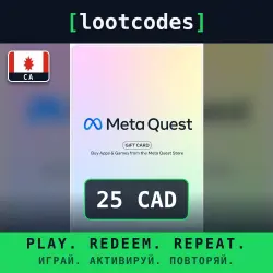 Meta Quest Gift Card — CAD 25 Meta — Canada