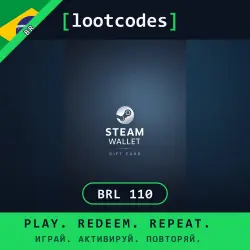 Steam Wallet Gift Card BRL 110 — Steam Brazil Digital Code