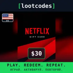 Netflix Gift Card — $30 Netflix — United States