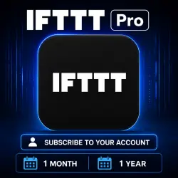 IFTTT Pro | Subscribe to your account | 1 month & 1 year
