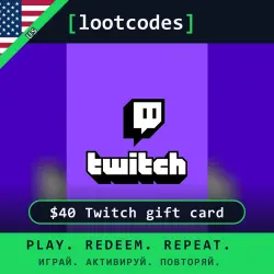 Twitch Gift Card $40 Twitch gift card — Twitch United States Digital Code