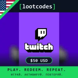 Twitch Gift Card $50 USD — Twitch United States Digital Code