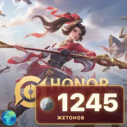 1245 Жетонов Honor of Kings, пополнение по ID, лот №260095