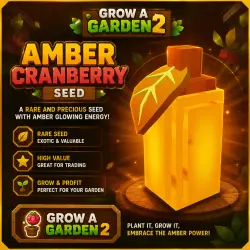 Amber Cranberry Seed | Grow a Garden 2