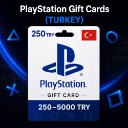 PlayStation Gift Cards Turkey (TR) 250-5000 TRY | PSN Replenishment Codes