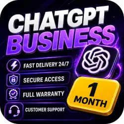 ChatGPT Business (1 month) | 24/7 access | Secure | No login credentials shared