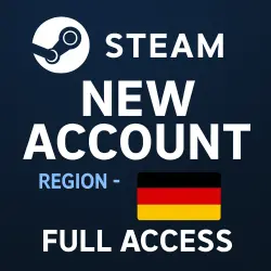 New STEAM account, REGION - GERMANY, FULL ACCESS