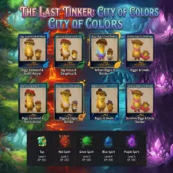 The Last Tinker: City of Colors Trading Card Set 100 XP Automatic delivery