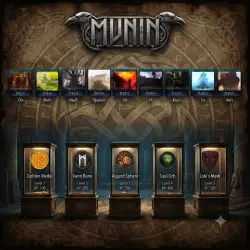 Munin Card Set 100 XP Automatic delivery