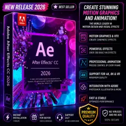 Adobe After Effects 2026 for PC Windows | Motion Design & VFX | Perpetual Version