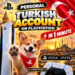 New Turkish PlayStation Account [PS4/PS5]