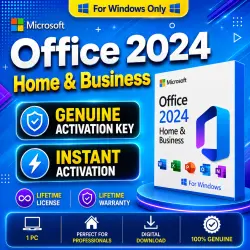 Microsoft Office 2024 Home & Business | Phone Key | Windows | Global
