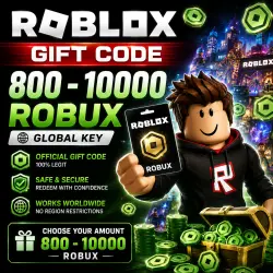 ROBLOX GIFT CODE 800 - 10000 ROBUX GLOBAL KEY