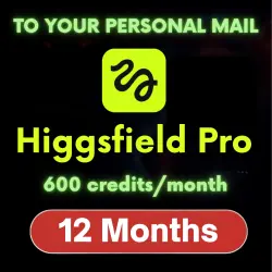 Higgsfield Pro (1 Year) (ON YOUR EMAIL) [Private]