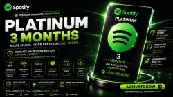 SPOTIFY PLATINUM 3 MONTHS Any Account No spec.Software All Countries AI DJ Lossless