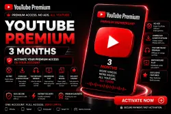 YouTube PREMIUM 3 MONTHS ANY ACCOUNT