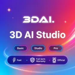 3D AI Studio Basic/Studio/Pro 1-12M | Upgrade/Renewal | Warranty