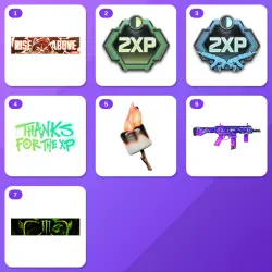 Call of Duty: Black Ops 7 Twitch Drops (7 Items) — Rise Above Calling Card + 30 Minute XP Token +5