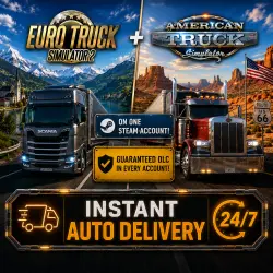 American Truck Simulator + Euro Truck Simulator 2 + d DLC | Mail + Data Change