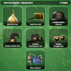 GRAIN ROT Twitch Drops 7 items