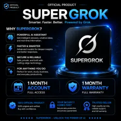 GROK AI | SUPERGROK | Private Ready Account | Warranty Included