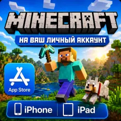 MINECRAFT on YOUR PERSONAL ACCOUNT | APPLE ID APP STORE | iPhone iOS iPad