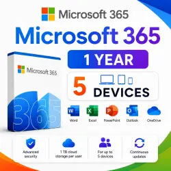 Microsoft 365 Personal | 1 year | 5 devices | INSTANT DELIVERY