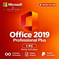 Office 2019 Pro Plus | 1 PC | Phone Activation | Instant Delivery