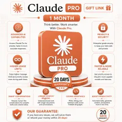 Claude Pro Gift Link – 1 Month | Instant Delivery