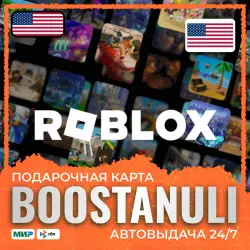 Roblox 10–200 USD — карта (США) — подарочная карта, лот №207254
