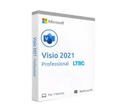 Microsoft Visio 2021 Professional LTSC Electronic Key for 1 PC