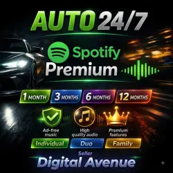 SPOTIFY PREMIUM INDIVIDUAL/DUO/FAMILY OWNER & INVITE 1/3/6/12 MONTH
