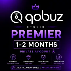 QOBUZ STUDIO PREMIER — личный аккаунт (подписка на 1–2 месяца)