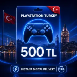 PlayStation Store 500 TL Gift Card Turkey | Instant Automatic Delivery 24/7