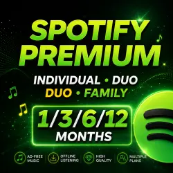 SPOTIFY PREMIUM 1 / 3 / 6 / 12 MONTHS | GLOBAL (Works in Russia)