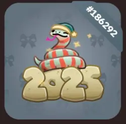 New Year Snake Telegram Gift / NFT — New Year Snake #186292