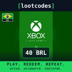Xbox Gift Card — BRL 40 — Xbox Series X|S — Brazil