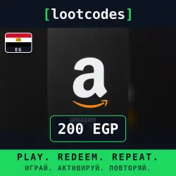 Amazon Gift Card — 200 EGP — Egypt