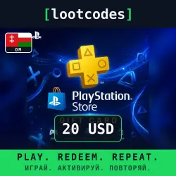 PlayStation Store Gift Card — $20 USD — Oman