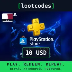 PlayStation Store Gift Card — $10 USD — Qatar